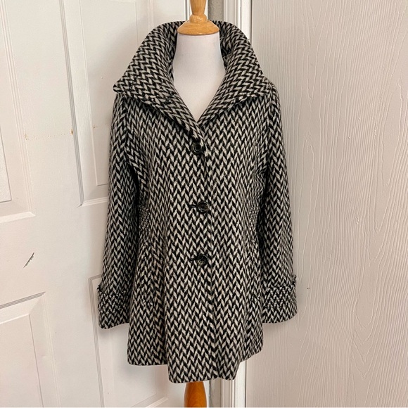 Kenneth Cole Reaction Pea Coat A2 - Picture 2 of 8